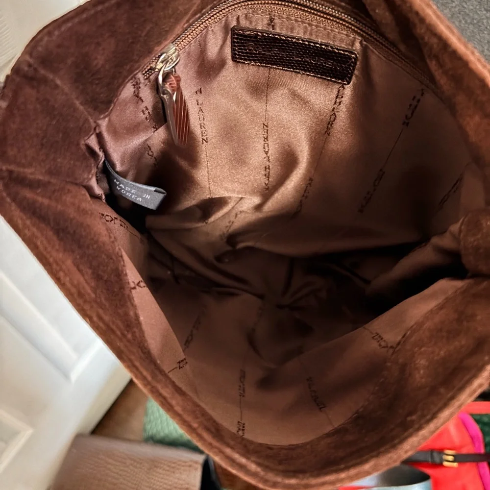Ralph Lauren Chocolate Suede Bag - Picture 11 of 13
